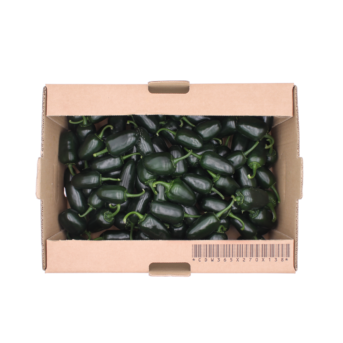 Fresh Jalapeño Peppers Black Bullet